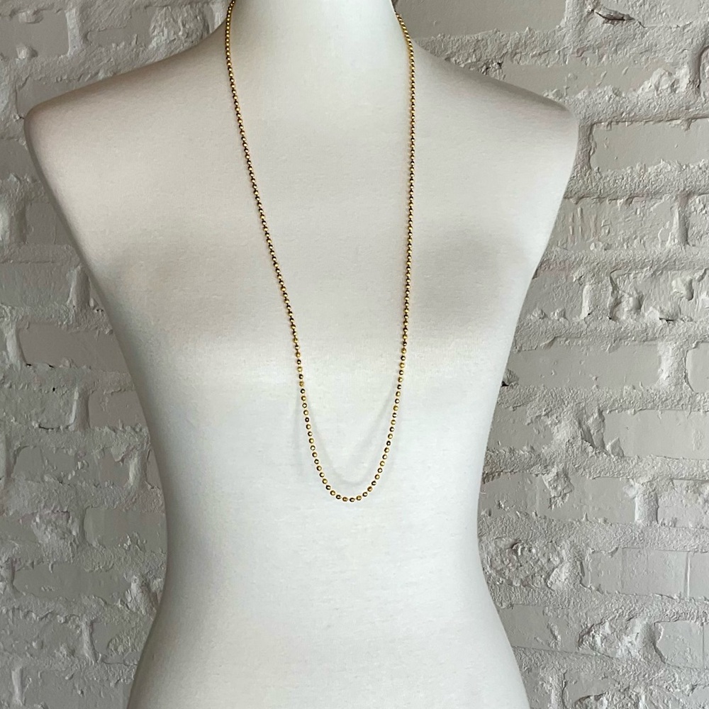 Elegant Gold Beaded Necklace